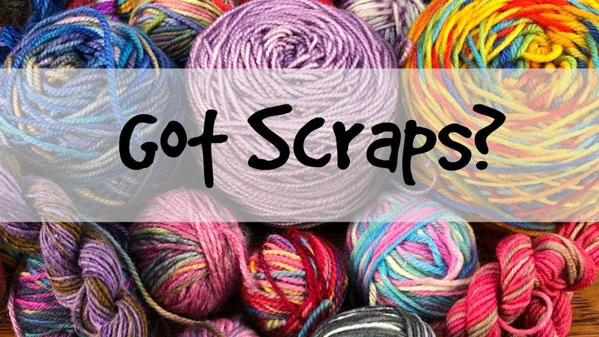 Knitting scrap yarn patterns