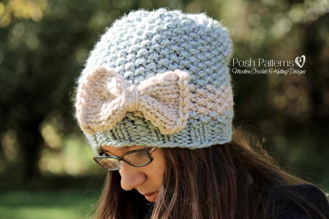 Knitting slouchy hat pattern for beginners