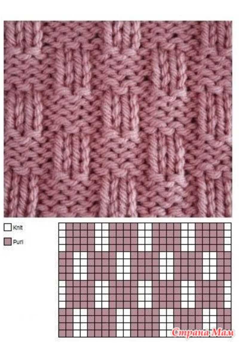 Knitting squares patterns for beginners