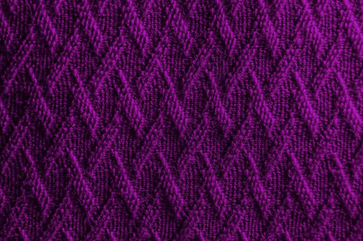 Knitting cloth patterns