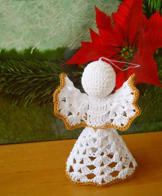 Knitting pattern for christmas angel