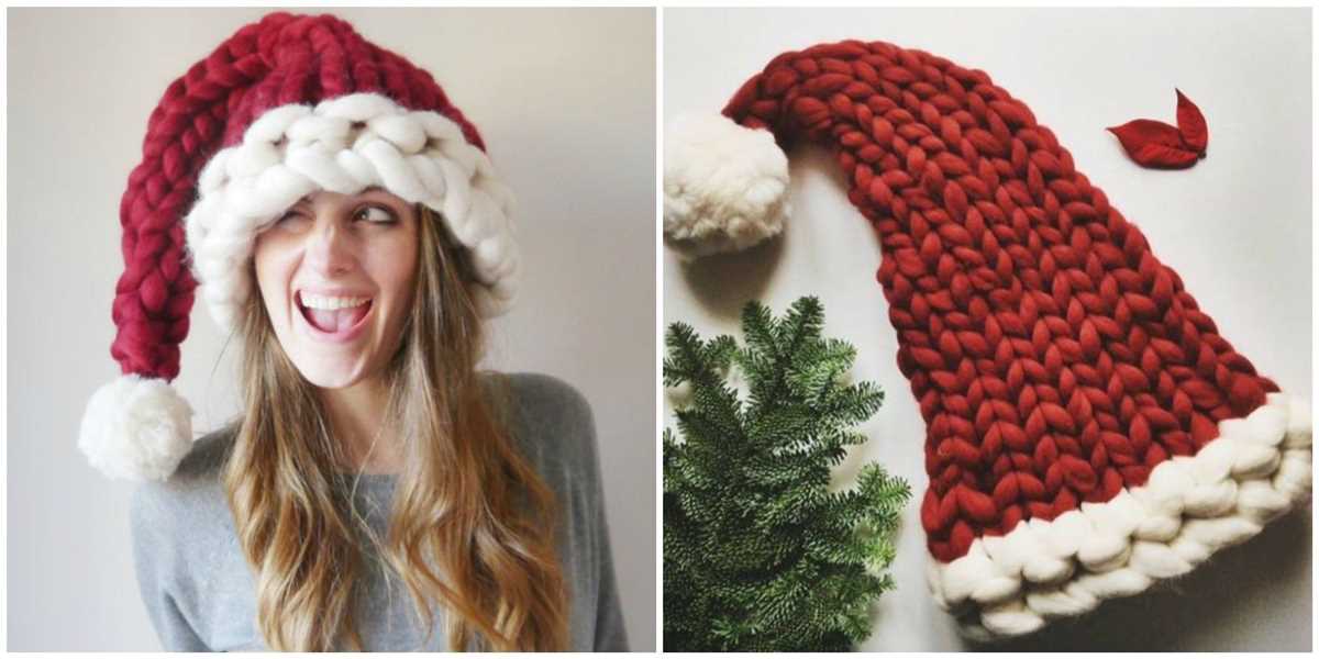 Knitting pattern for christmas hat