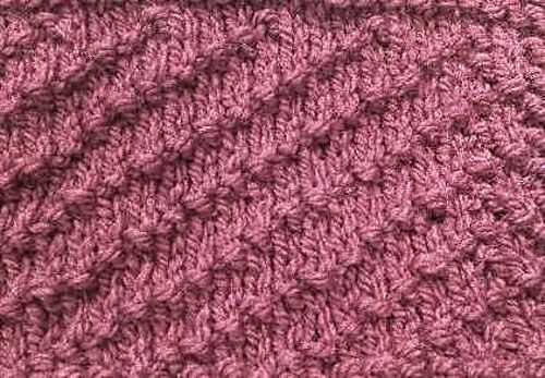 Knitting pattern for lap blanket