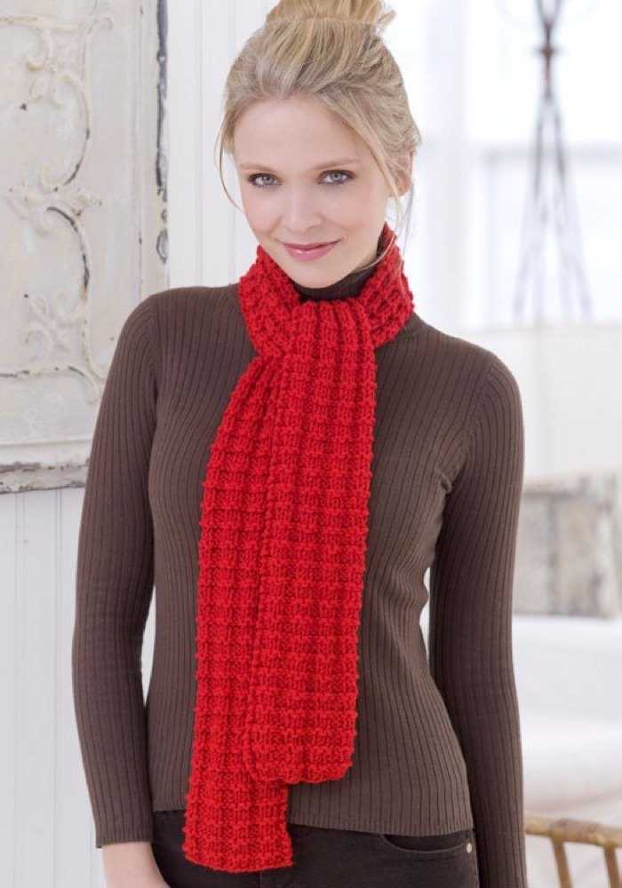 Knitting pattern for scarf free