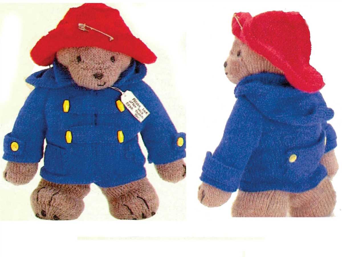 Knitting pattern paddington bear