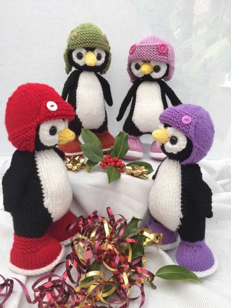 Knitting pattern penguin