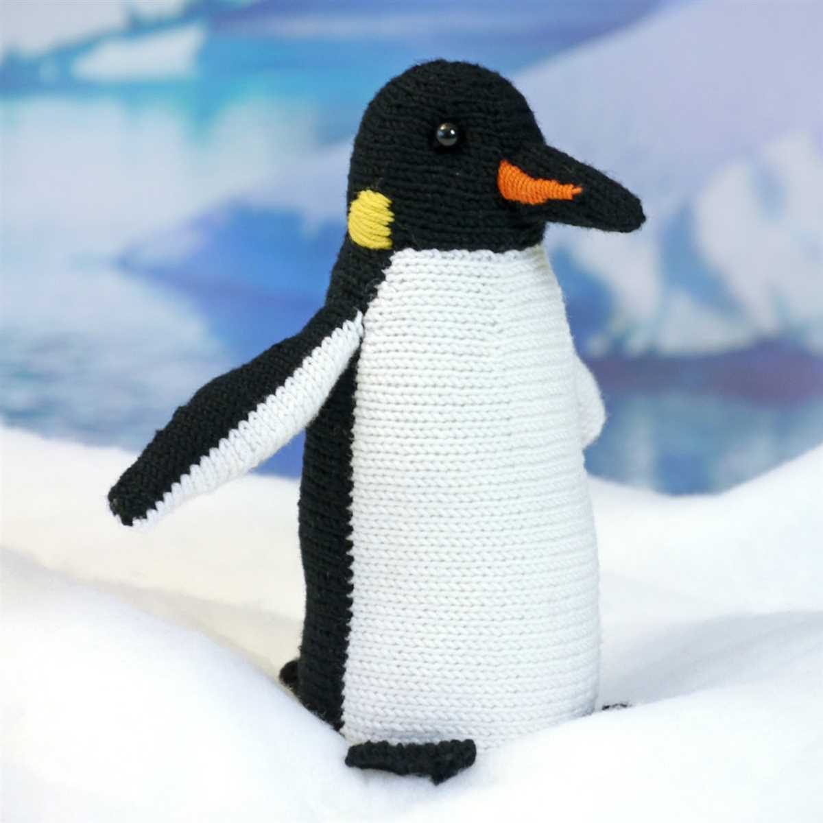 Knitting pattern penguin