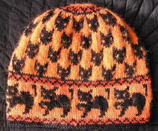 Knitting pattern witch hat