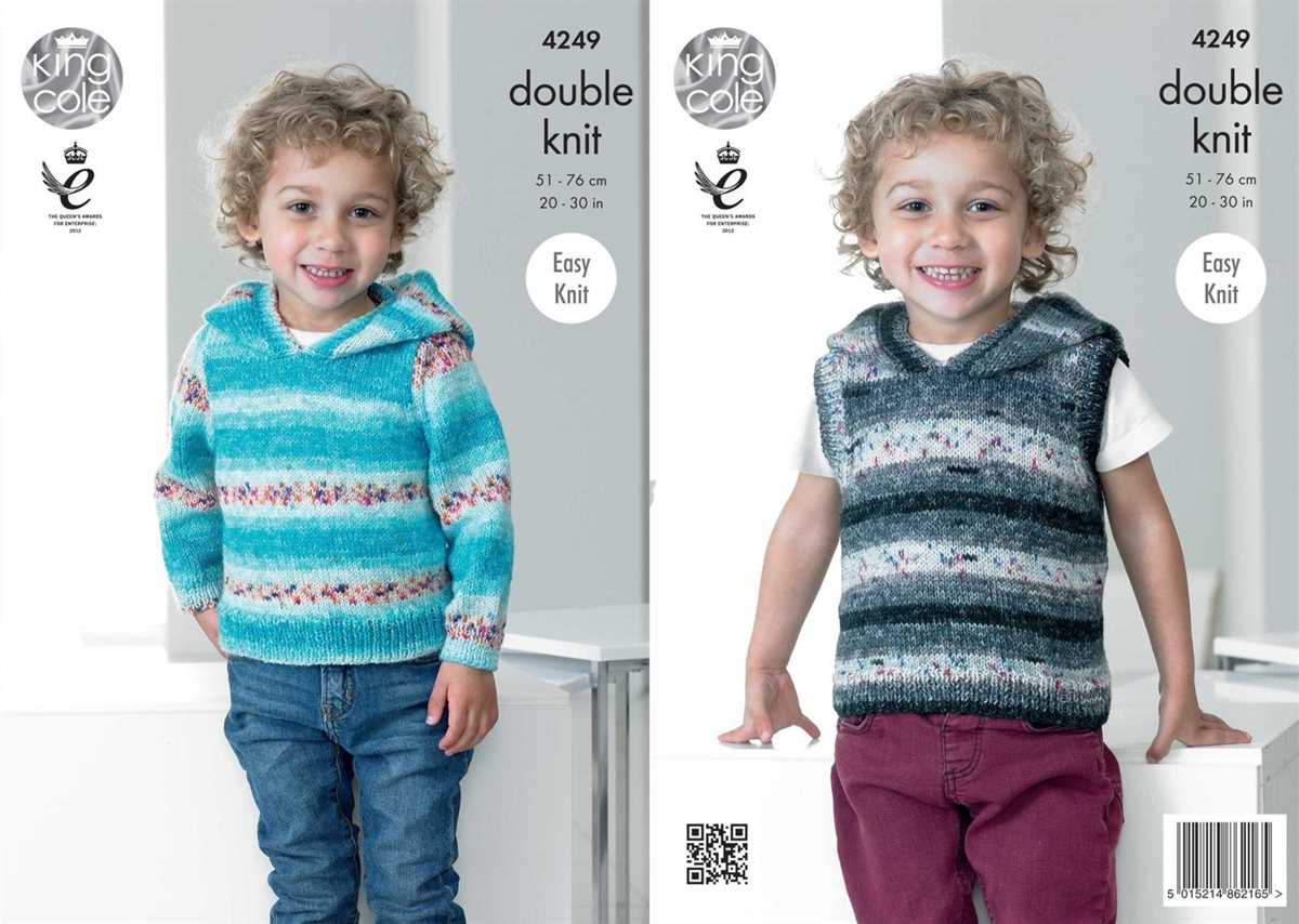 Knitting patterns for childrens hoodies