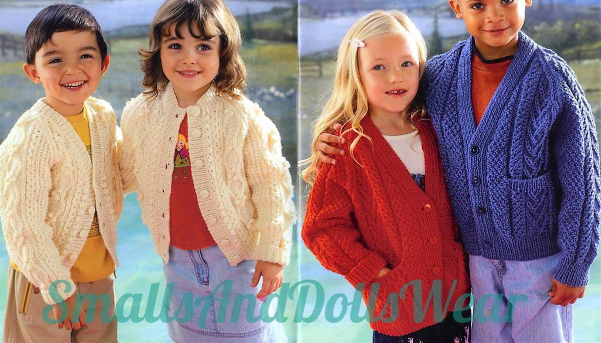 Knitting patterns for childrens hoodies