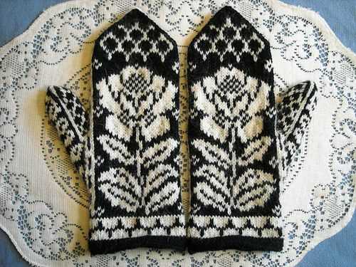 Knitting patterns mittens adults