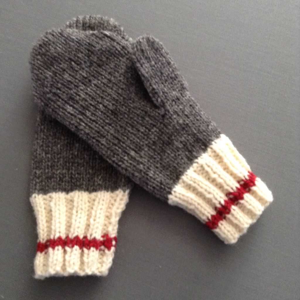 Knitting patterns mittens adults