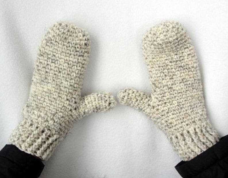 Knitting patterns mittens adults