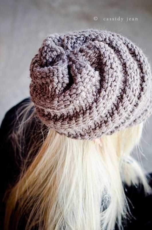 Knots of love knitted hat patterns