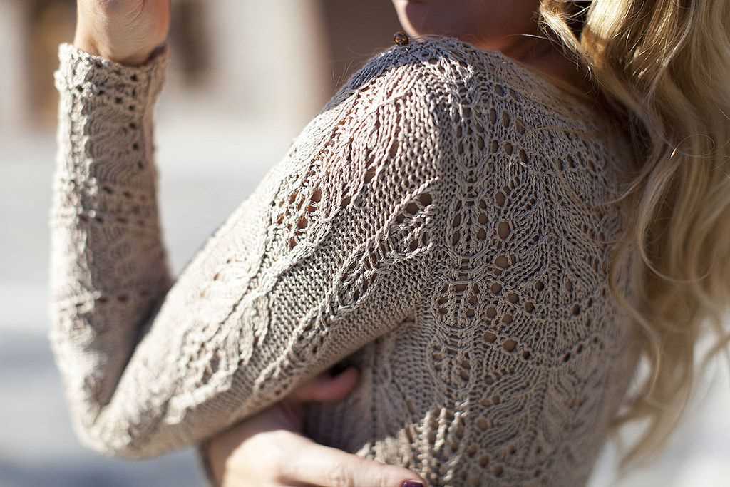 Lace dress knitting pattern