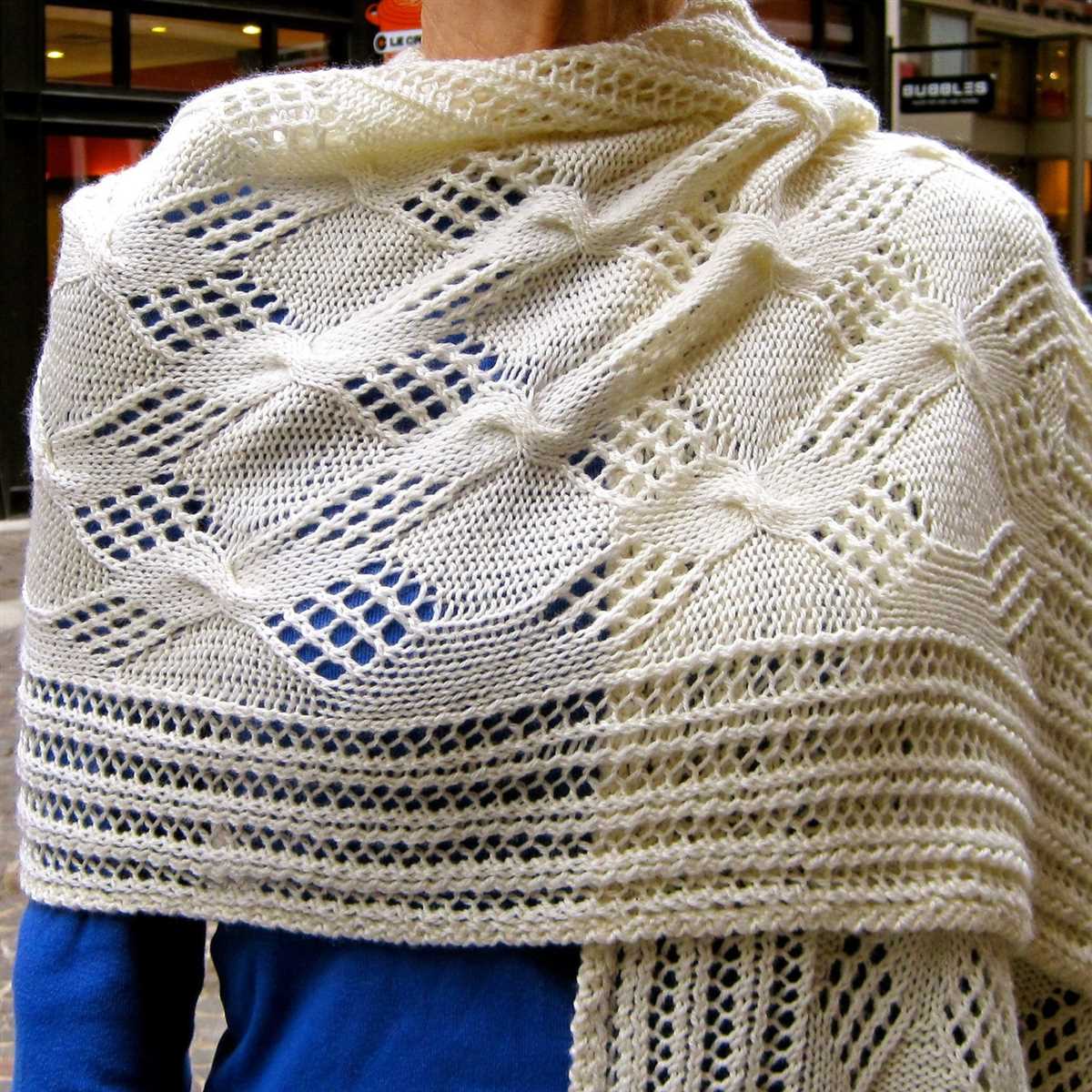 Lace wrap knitting pattern