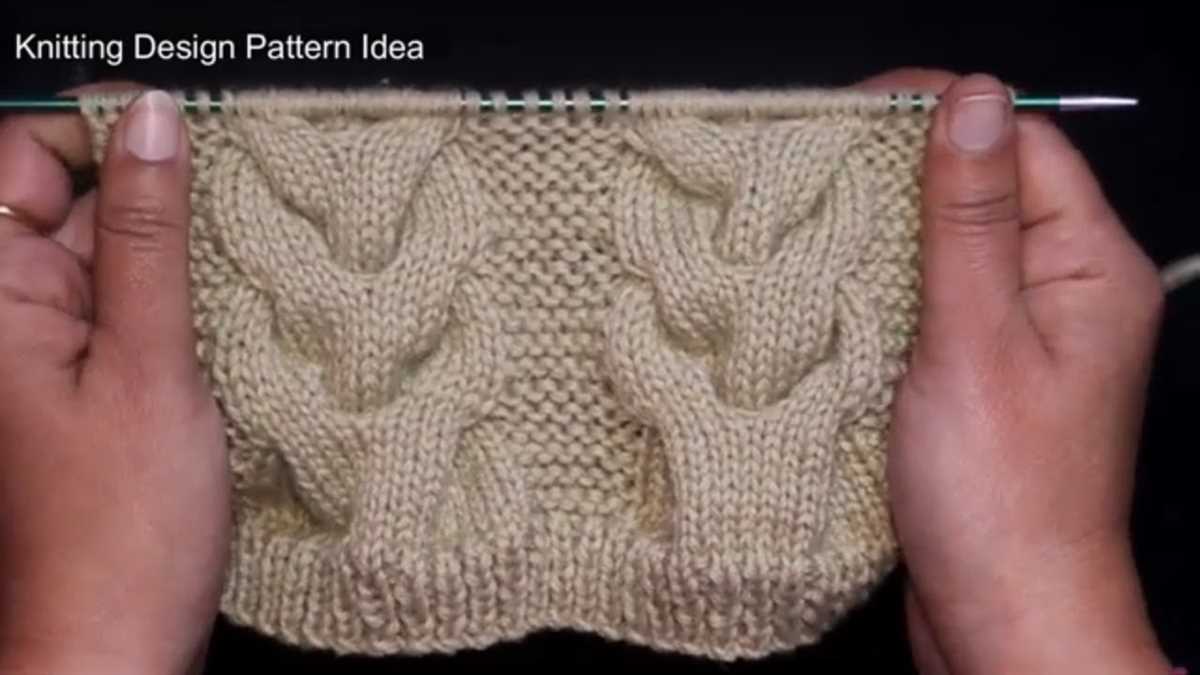 Lace and cable knitting patterns