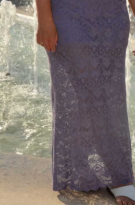 Lace dress knitting pattern