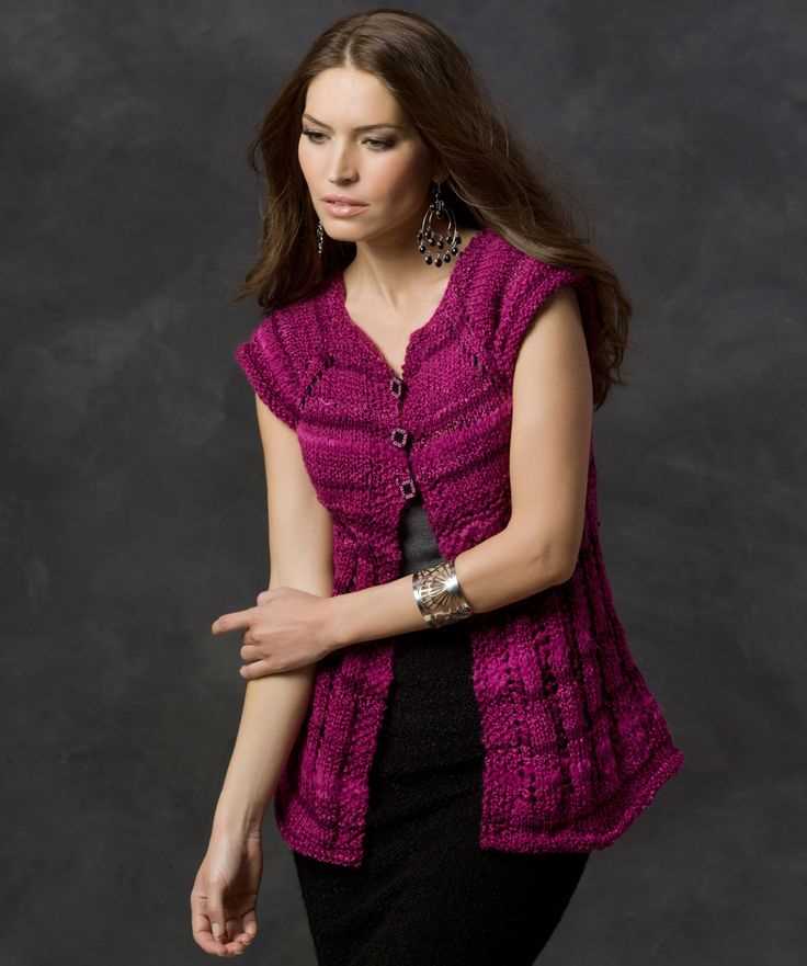 Ladies short sleeve cardigan knitting pattern