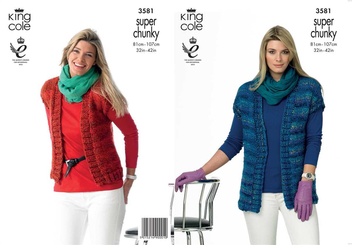 Ladies waistcoat knitting patterns