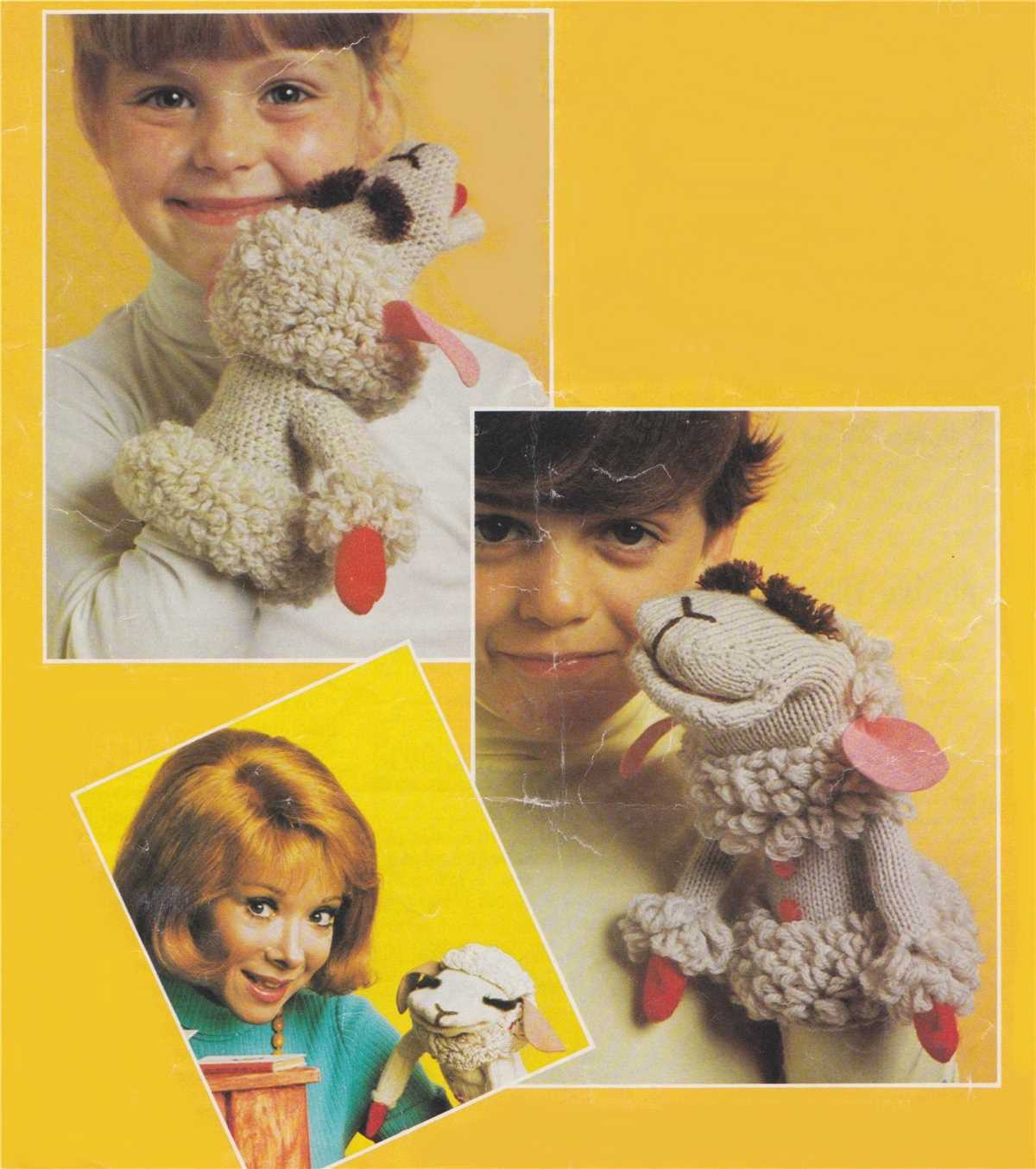 Lamb chop puppet knitting pattern