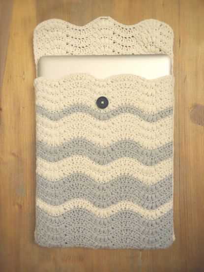 Laptop sleeve knitting pattern