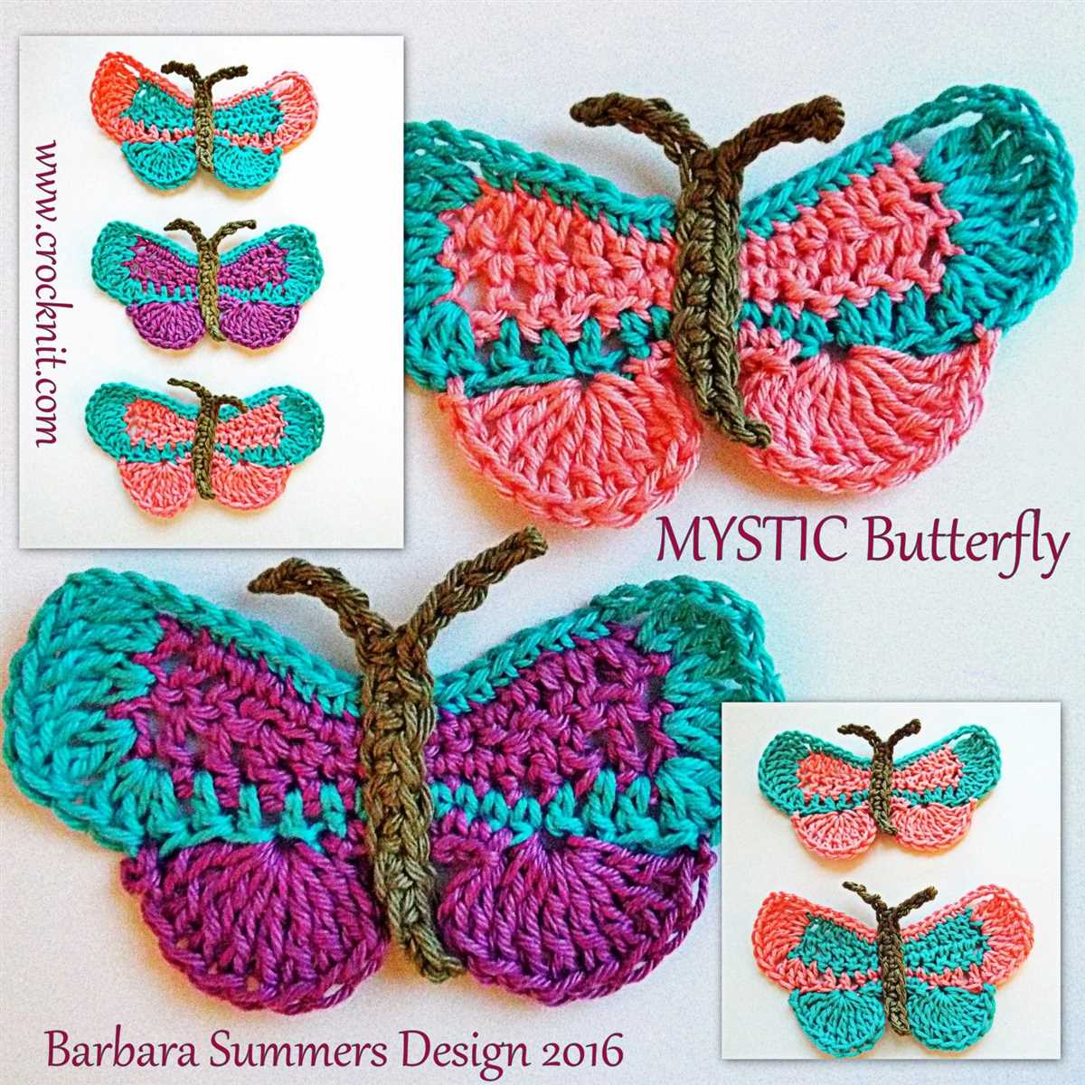 Large butterfly knitting pattern