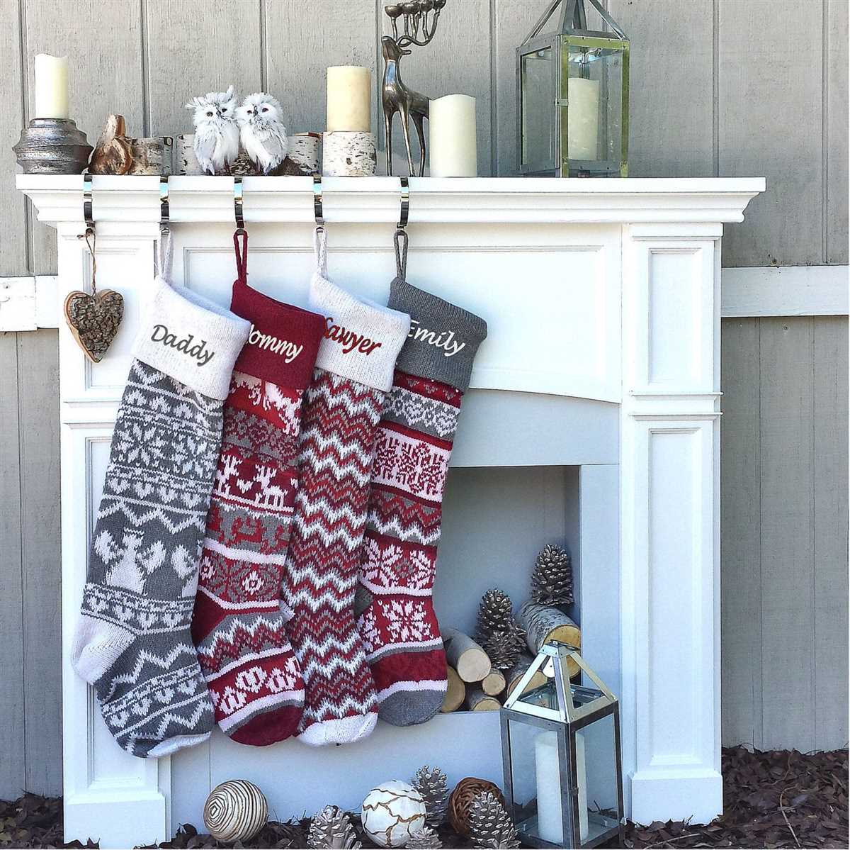 Large christmas stocking knitting pattern