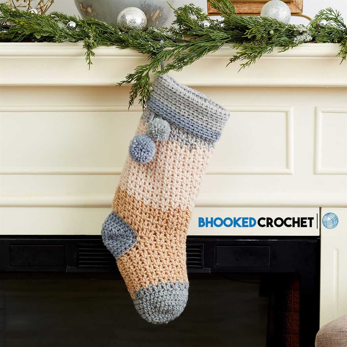 Large christmas stocking knitting pattern