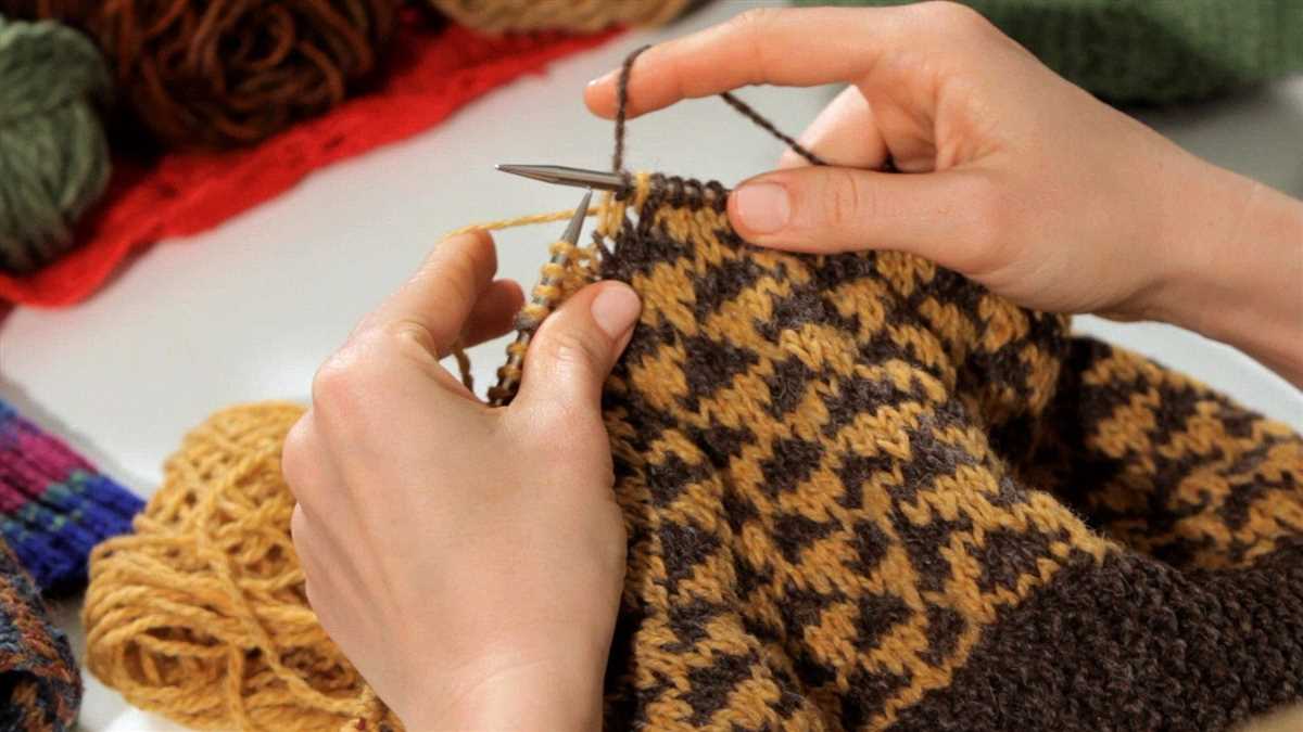 Learn knitting patterns