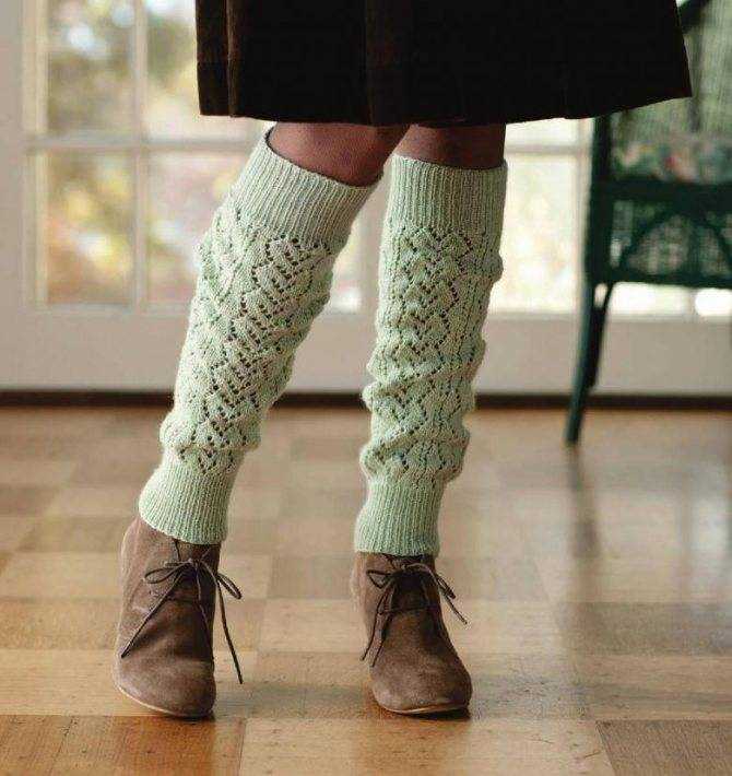 Leg warmers knit pattern