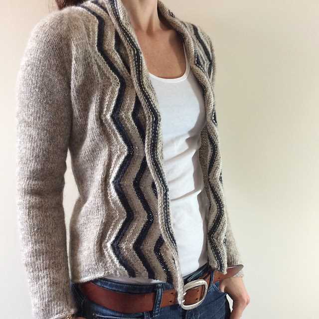 Linen sweater knitting pattern