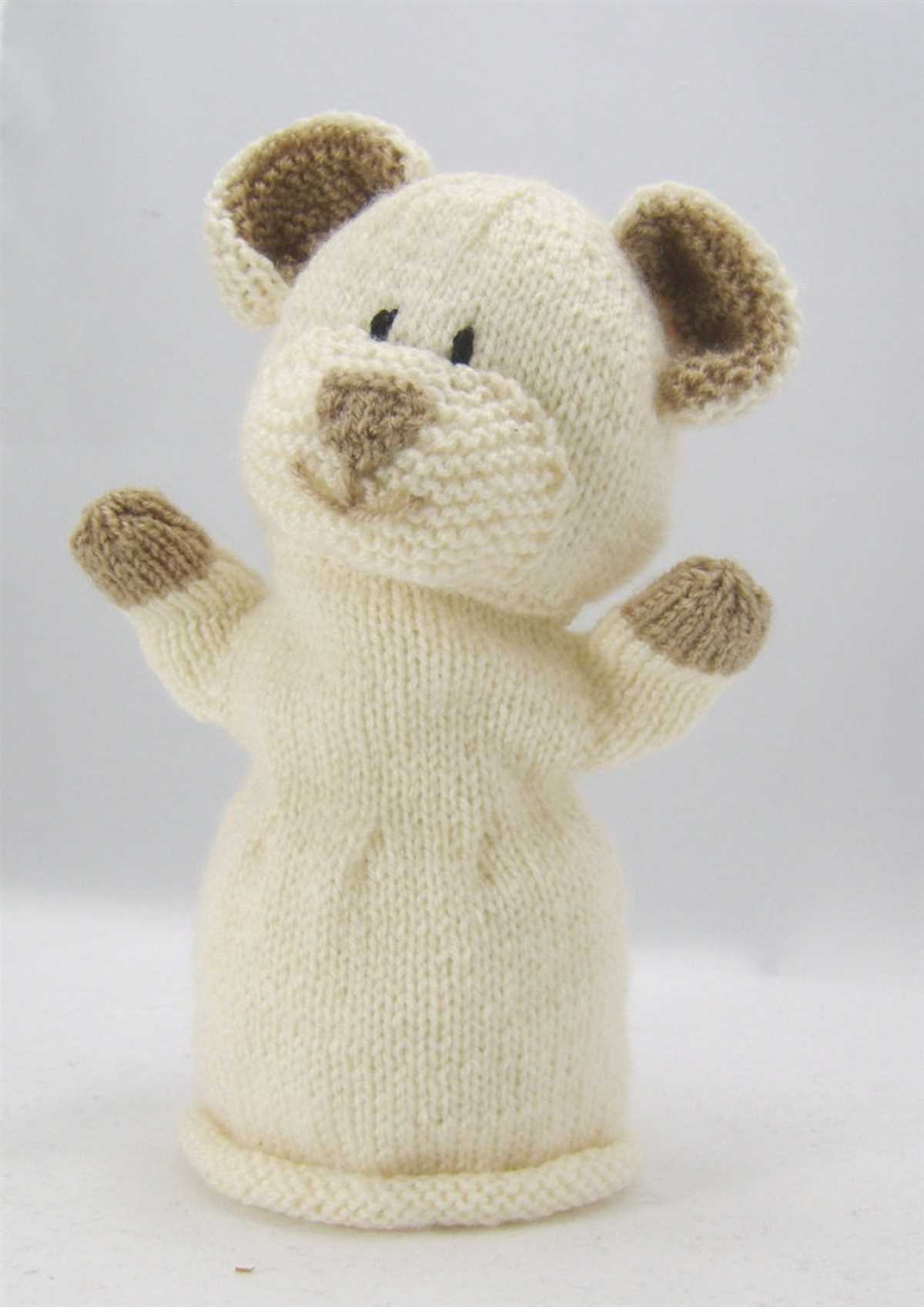 Lion hand puppet knitting pattern