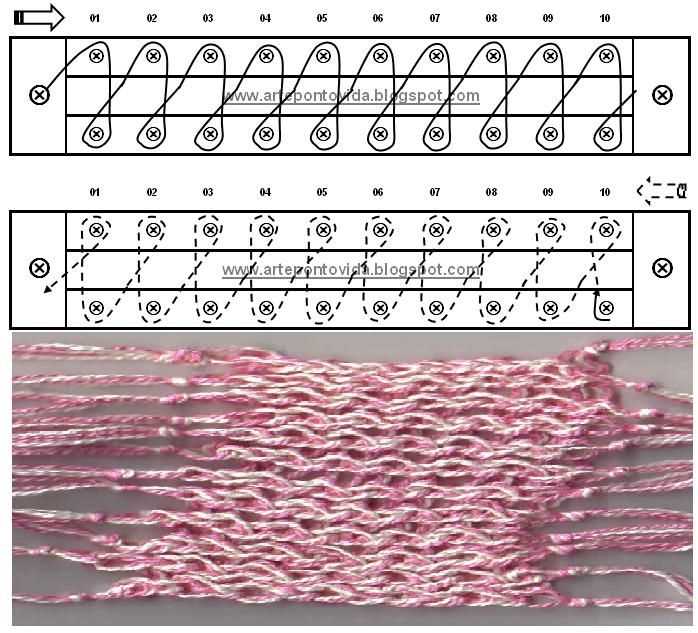 Long loom knitting instructions patterns