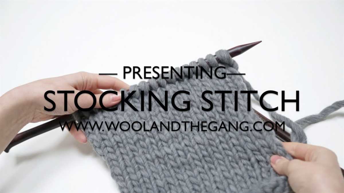 Long stocking cap knit pattern