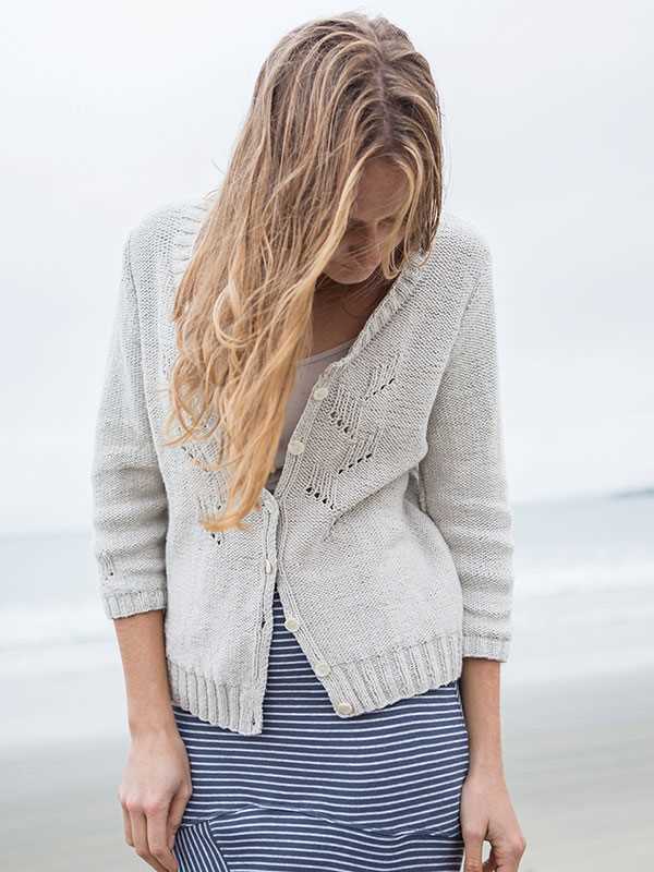 Long summer cardigan knitting pattern