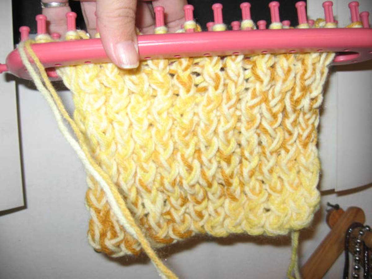 Long loom knitting instructions patterns