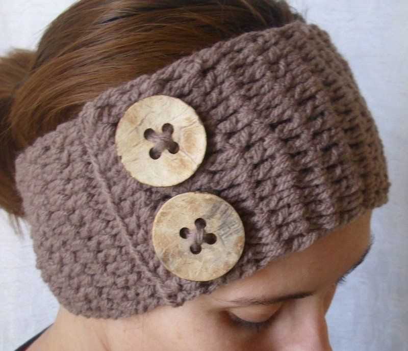 Loom knit ear warmer pattern