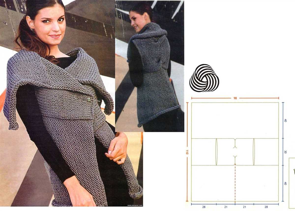 Loom knit poncho pattern