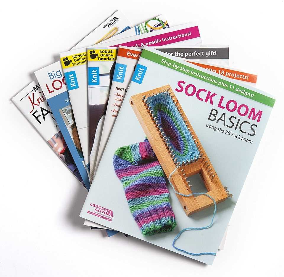 Loom knitting pattern book