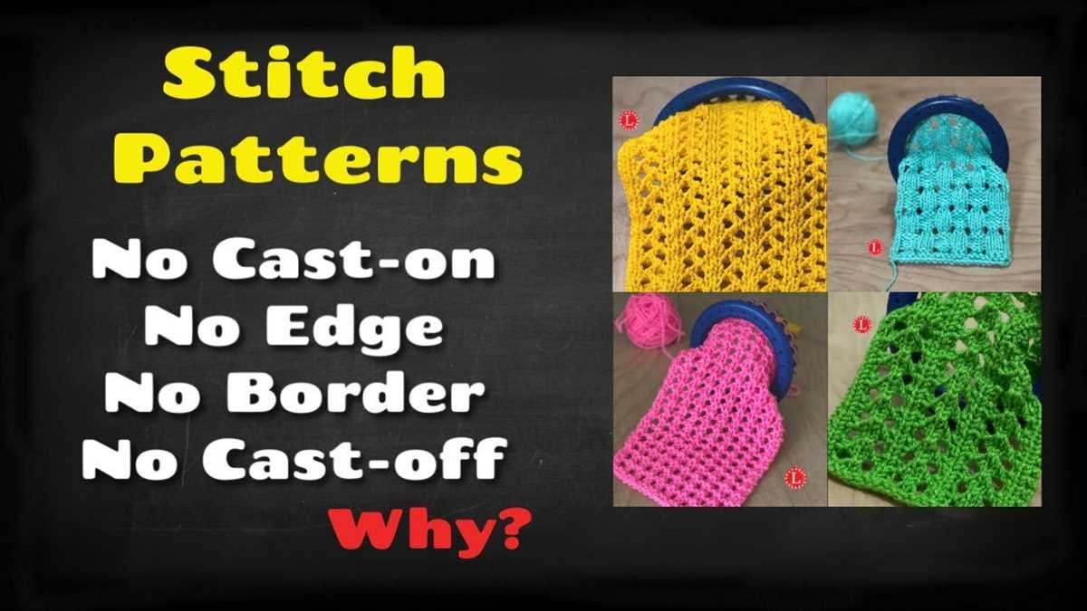 Loom knitting patterns videos