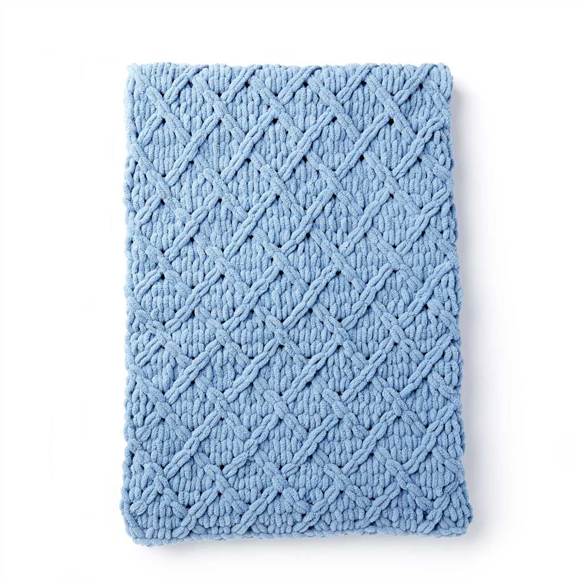 Loopy blanket knitting pattern