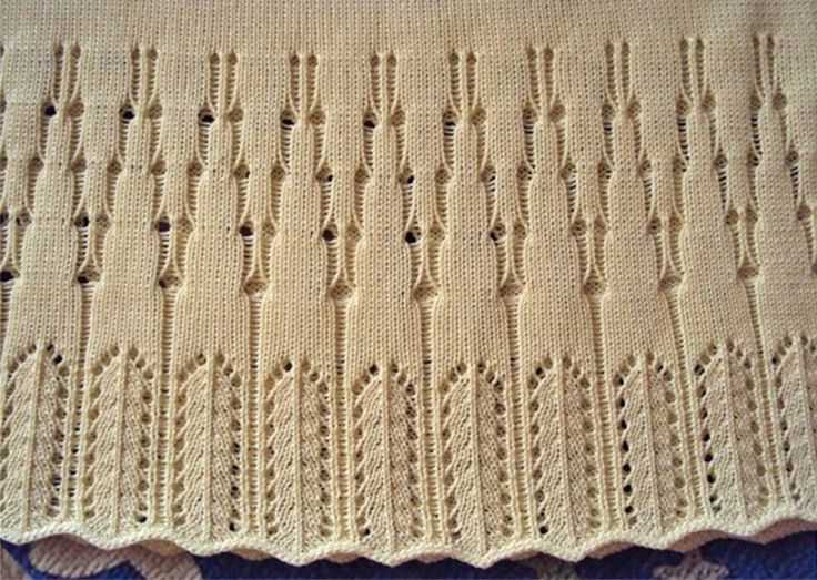 Machine knitting pattern