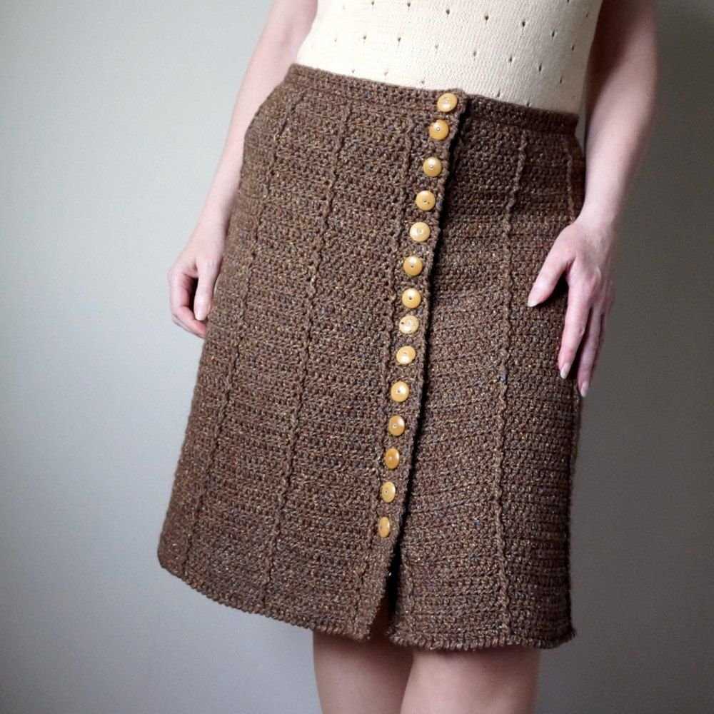 Maxi skirt knitting pattern