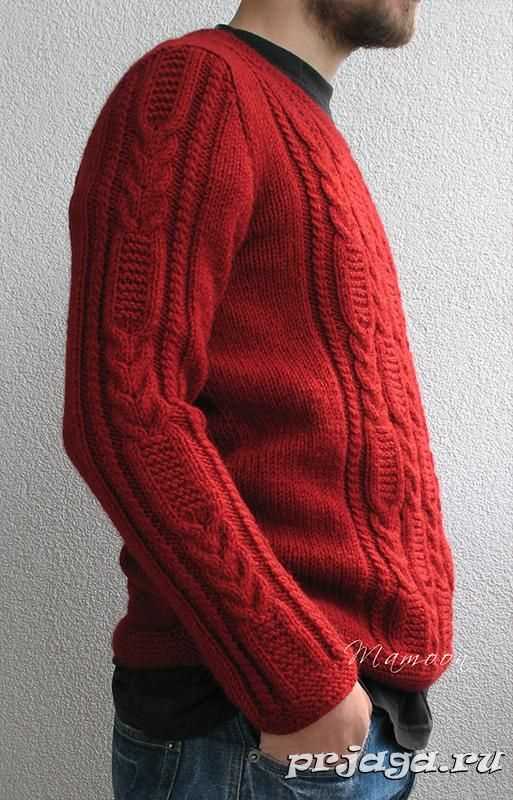 Men's cable knit sweater pattern free