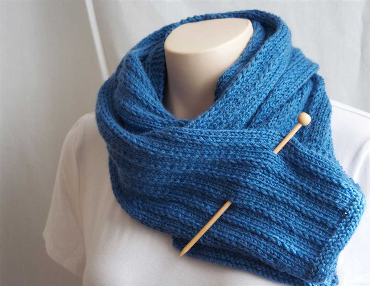 Men's scarf knitting pattern ravelry