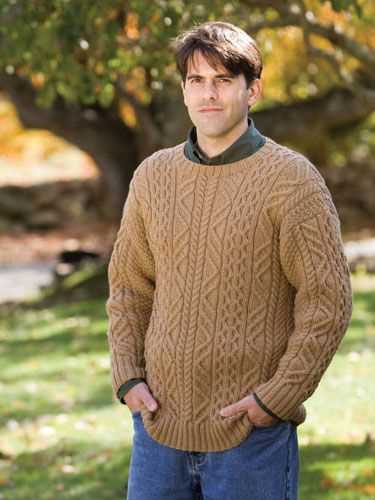 Mens chunky jumper knitting pattern free