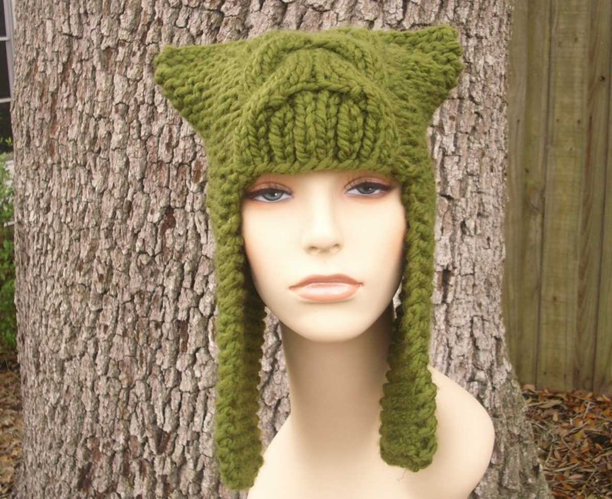 Mens earflap hat knitting pattern