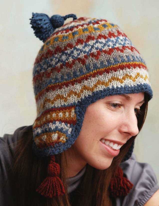 Mens earflap hat knitting pattern