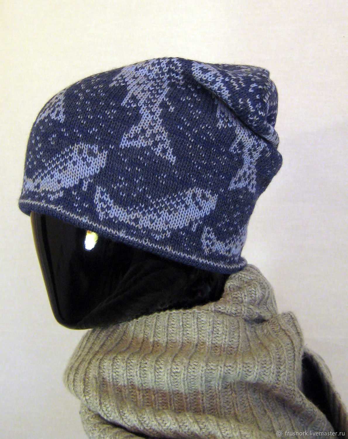Mens fisherman beanie knitting pattern